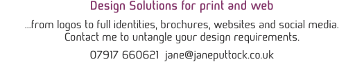 Design Solutions for print and web ...from logos to full identi